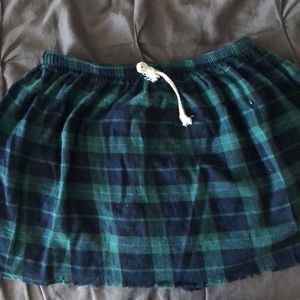 Plaid skirt